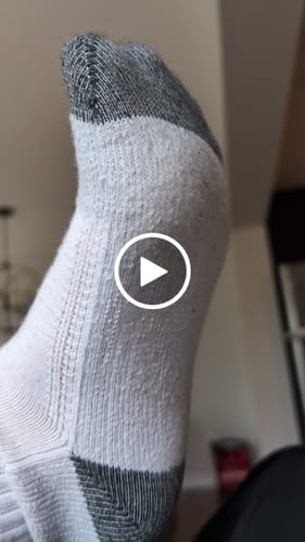 Customer video review of J.B. Field's Athletic Lite Walker Coolmax Sport Sock