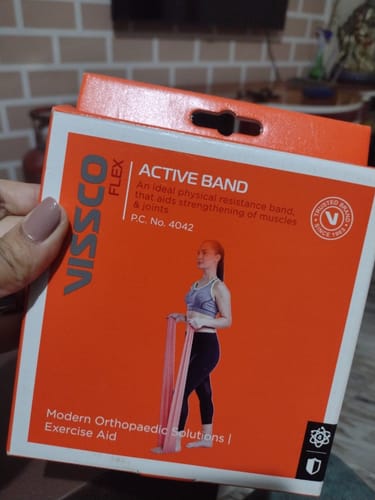 Customer photo review of Active Band | Physical Resistance Band for Exercise, Workouts, Gym, Stretching, Yoga | Muscles & Joints Strengthener