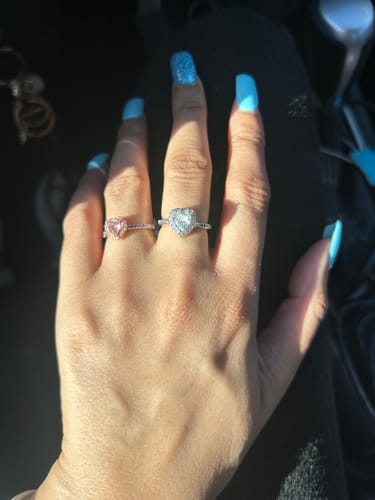 Customer photo review of Forever In My Heart Urn Ring