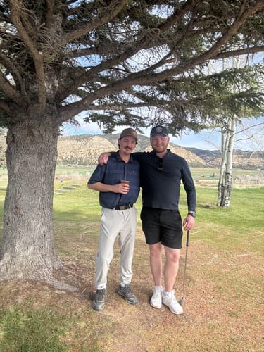 Customer photo review of Greenside Men's Jogger - Cool Gray