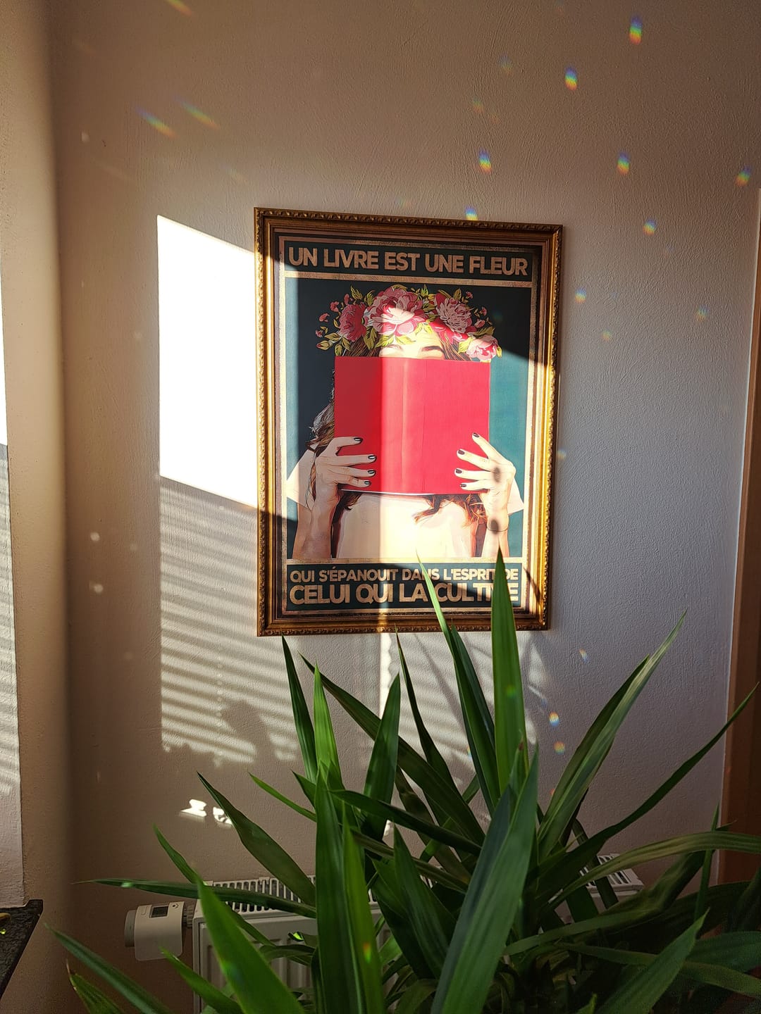 Customer photo review of Un livre est une fleur qui s'épanouit dans l'esprit de celui qui la cultive