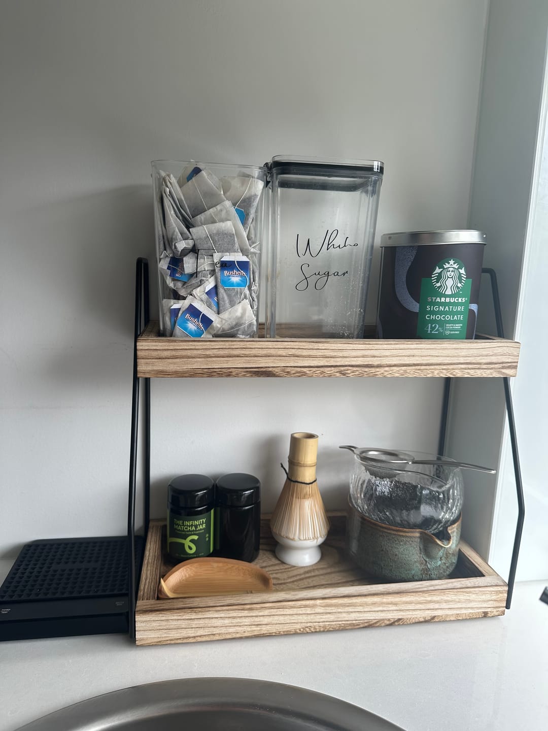Customer photo review of Infinity Matcha Glass Jar