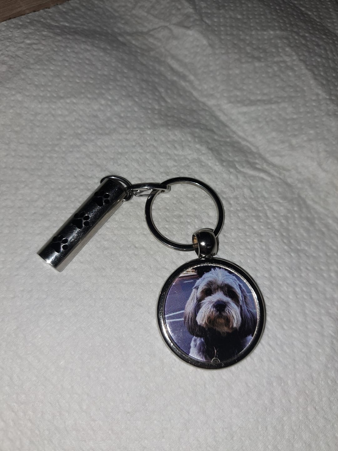 Customer photo review of Schlüsselanhänger mit Hundefoto
