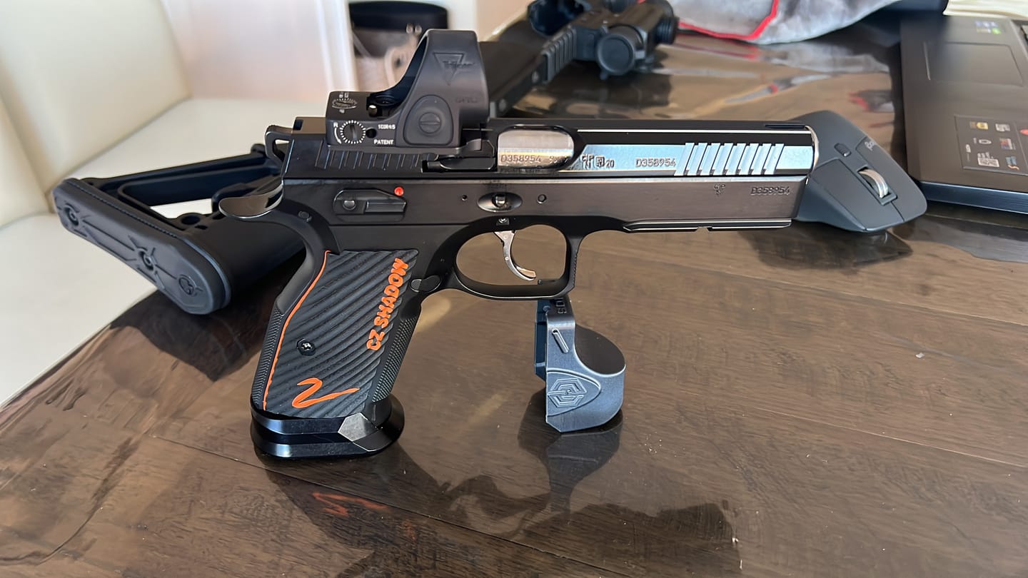 Customer photo review of CZ Shadow 2 | Dovetail Red Dot Optic Mount