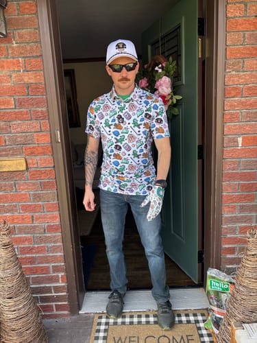 Customer photo review of Gilmore Polo White