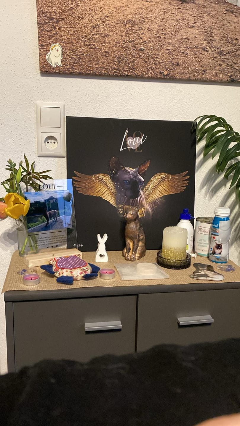 Customer photo review of Personalisiertes Portrait - Goldener Engel Stil