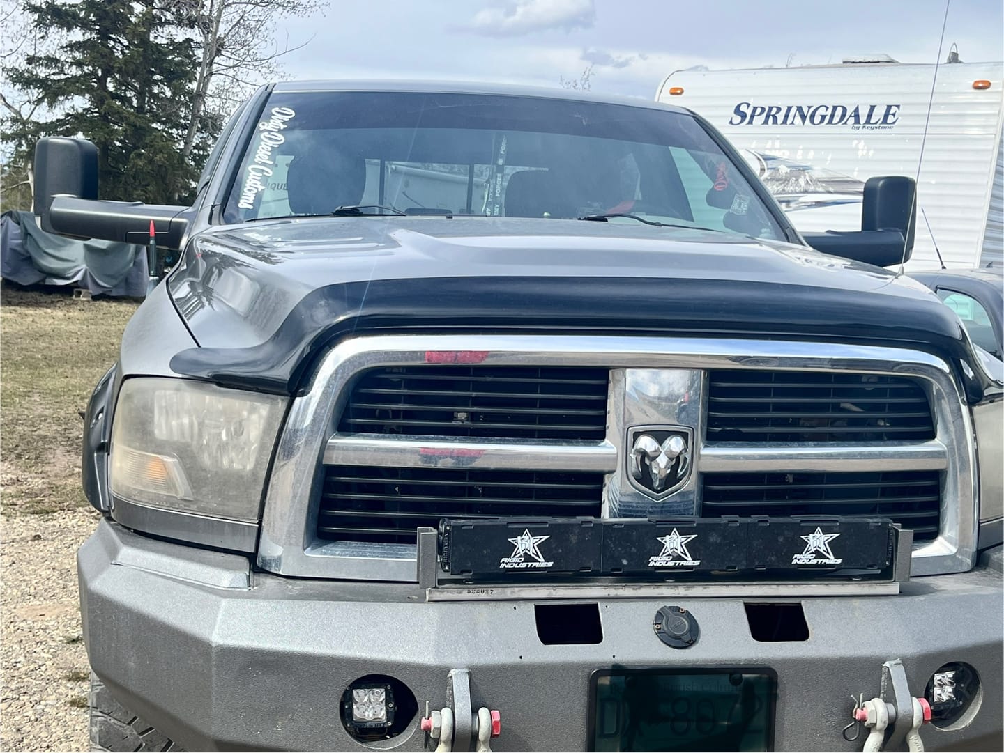 Customer photo review of Dirty Diesel Customs Banner Sticker