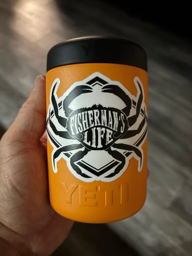 Customer photo review of Fisherman's Life® Stickers