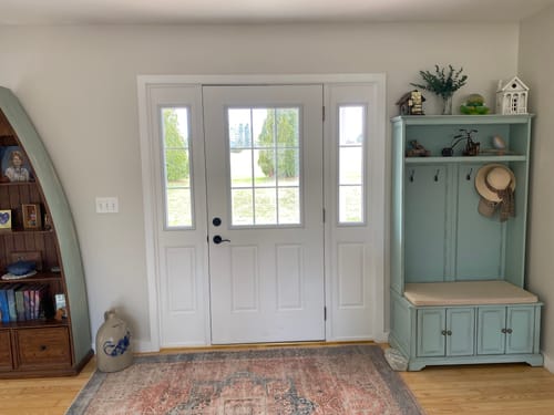 Customer photo review of Grills Between Glass 3 Lite Glass and Frame Kit (Half Sidelite)