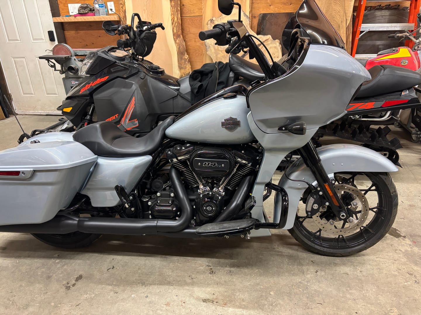 Customer photo review of Road Glide Fairing Spoiler: Perfect Color-Matched Upgrade for 2017-2023 Models