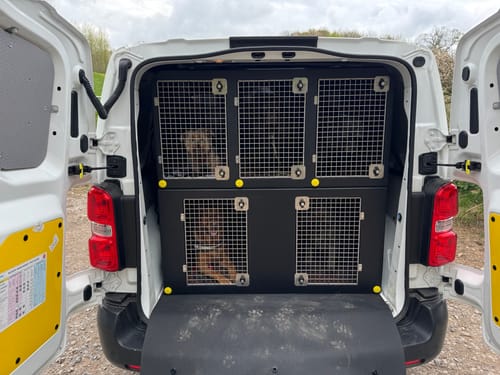 Customer photo review of Dog Van Kit | Vauxhall Vivaro | 2010-2018 | Double stack | DT VM5