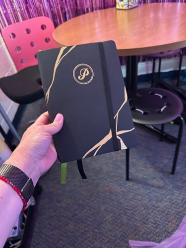Customer photo review of Passion Journal - Onyx Kintsugi