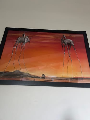 Customer photo review of The Elephants | Salvador Dalí | 1948