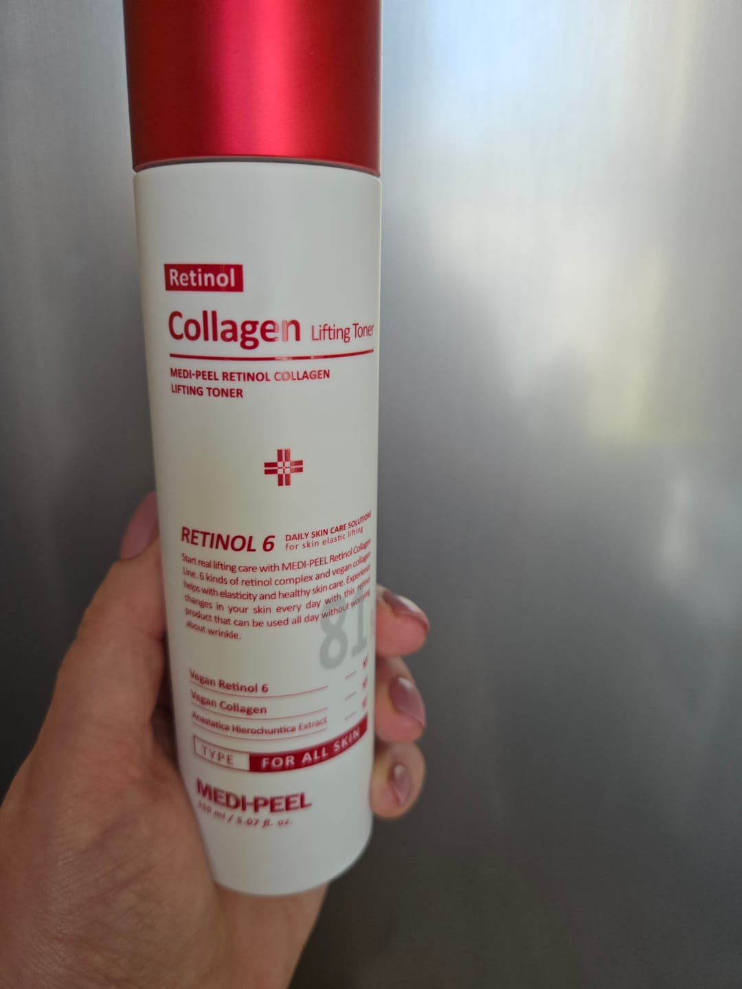 Customer photo review of Atjaunojošs toniks ar retinolu un kolagēnu Medi-Peel Retinol Collagen Lifting Toner
