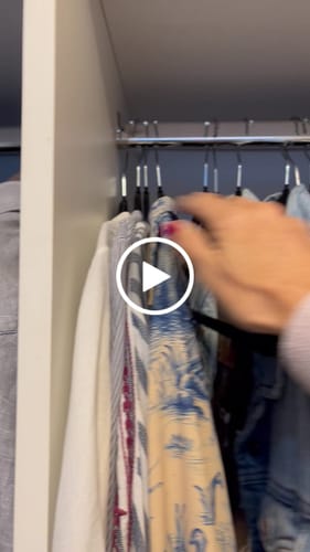 Customer video review of Perchas De Terciopelo Antideslizante Negras Pack 10