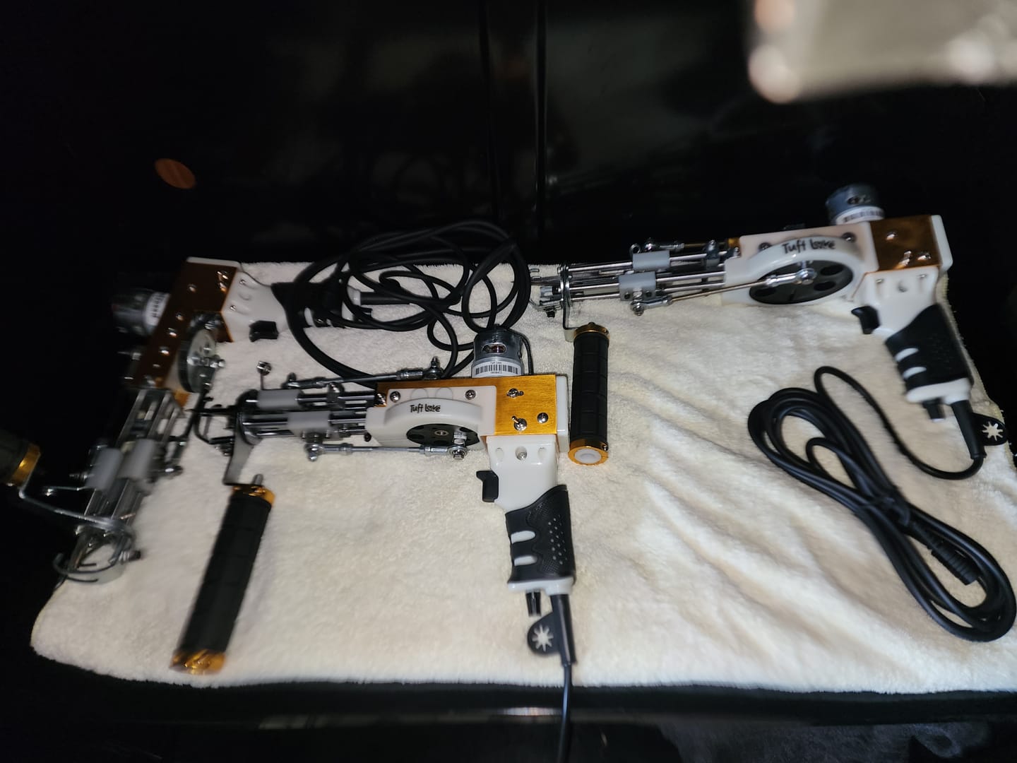 Customer photo review of The Daddy Long Legs — High Pile Shaggy Tufting Machine