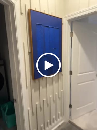 Customer video review of Klein Blue Minimalist Painting #ABAV294