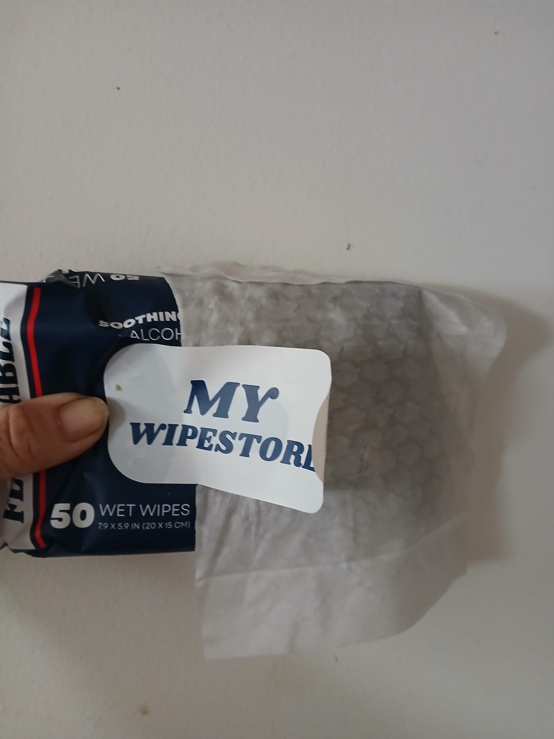 Customer photo review of My Wipes Premium Flushable Wipes