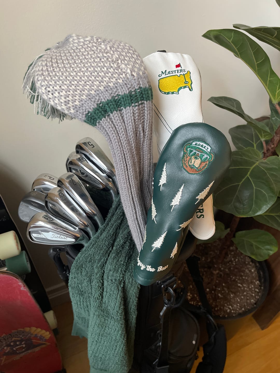 Customer photo review of Bogey Vegan Leather Headcovers