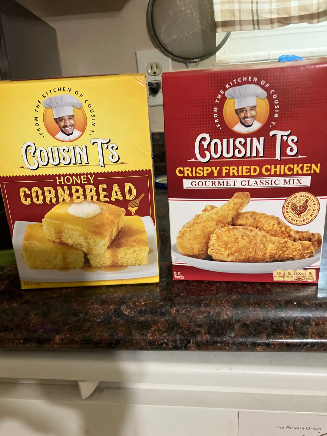 Customer photo review of Cousin T's Gourmet Honey Cornbread Mix