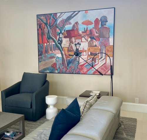 Customer review photo for Palette Canvas Art #PAC007