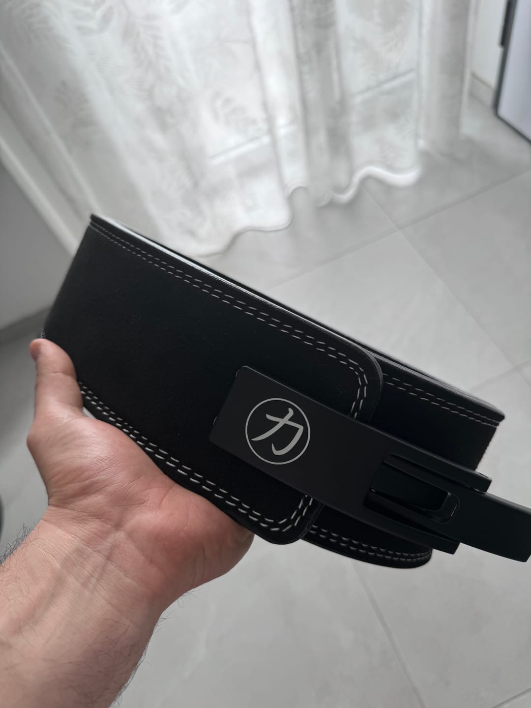 Customer photo review of Black Lever Belt, 13mm - IPF Approved