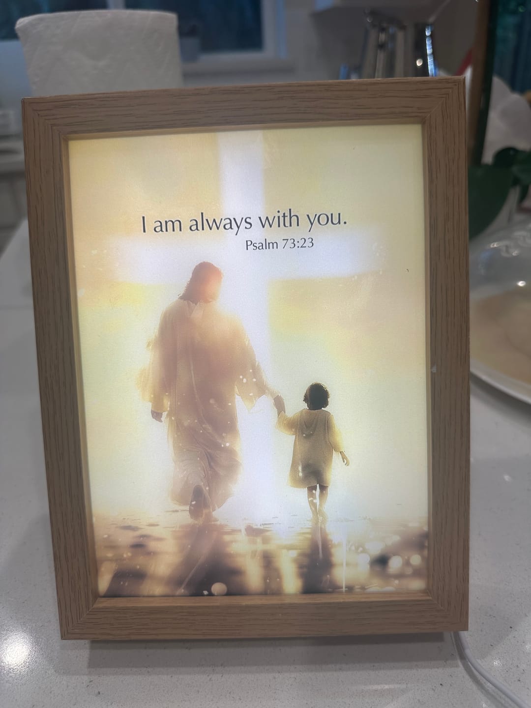 Customer photo review of The Jesus Lamp