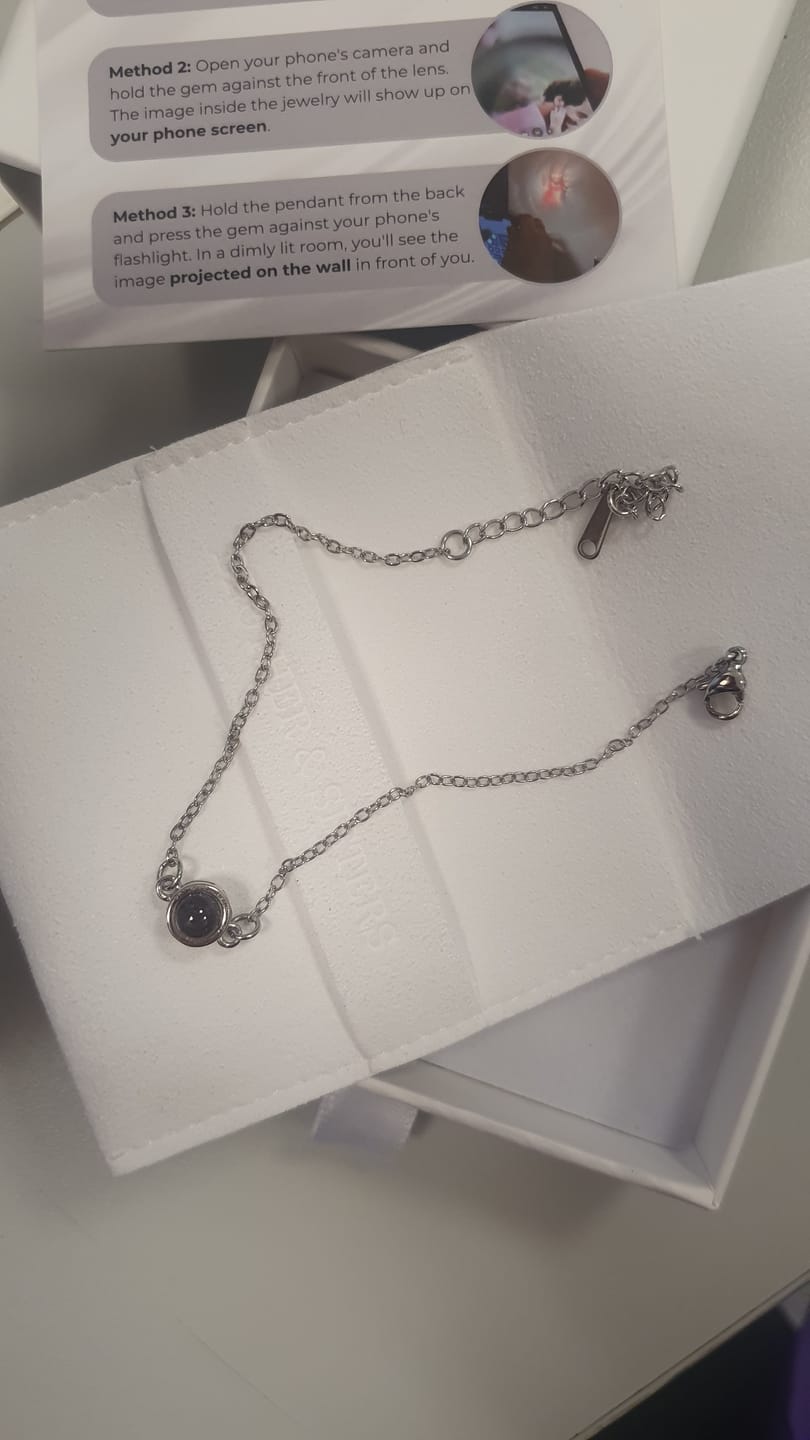 Customer photo review of Photo Projection Bracelet