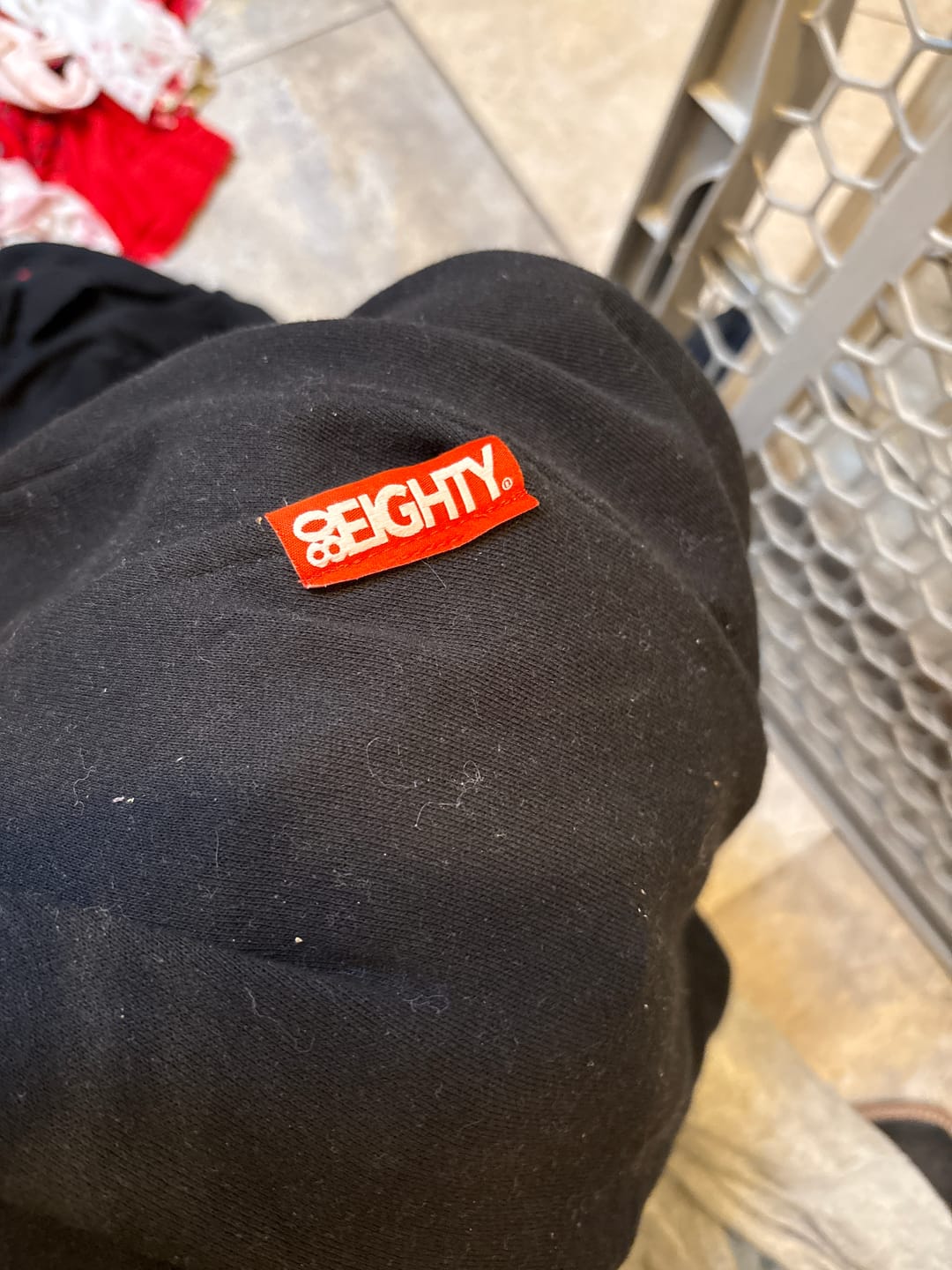 Customer photo review of 80Eighty® Black Fleece Pant