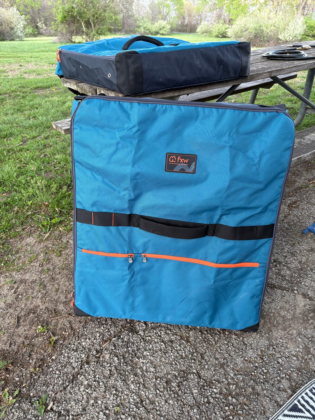 Customer photo review of Storage Bag for Storing & Carrying Playpen-Fits 8 Panels