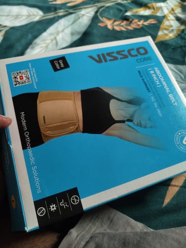 Customer photo review of Abdominal Belt (8") |Supports the Weak Abdominal Muscles to Relieve Pain (Beige)