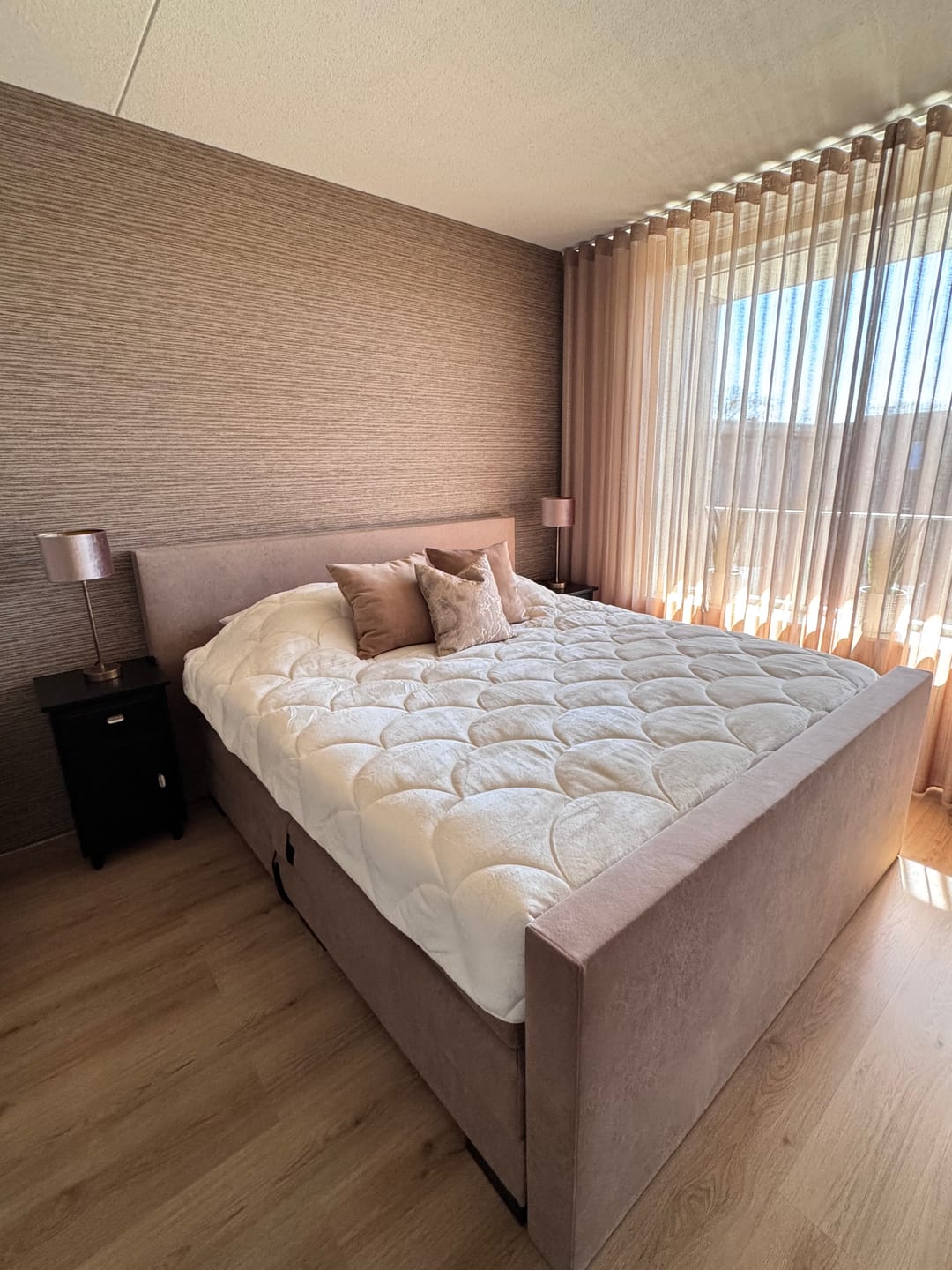 Customer photo review of Dekbed Zonder Overtrek Velvet™ Pearl White