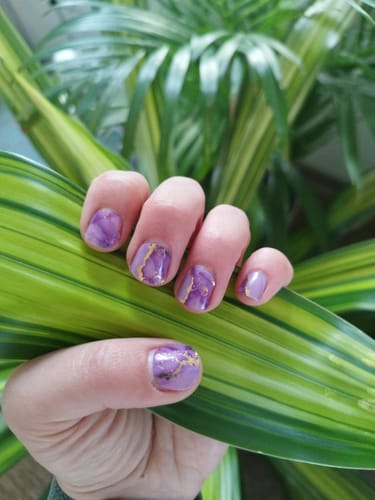Kerstin L. review of UV Gel: Amethyst Marble image 1 out of 1