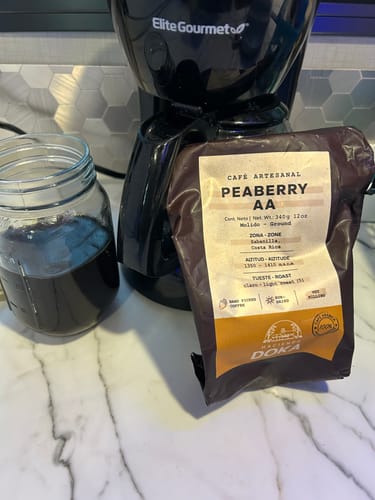 Customer photo review of Café Hacienda Doka Peaberry AA