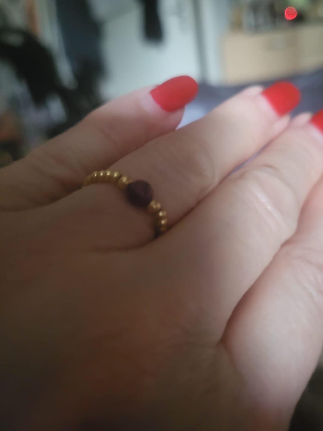 Customer photo review of Geburtsstein Ring