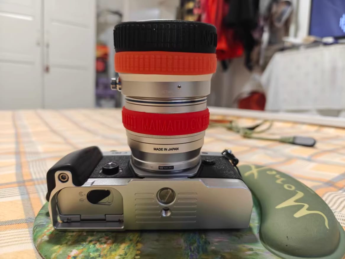 Customer photo review of Olympus OM3 Grip Wood MS Design
