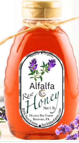 Customer photo review of 100% Pure Raw Alfalfa Honey