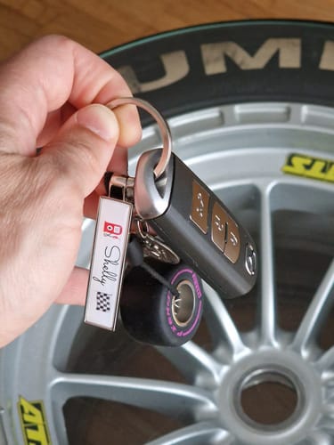 Customer photo review of Kennzeichen Schlüsselanhänger Mini Nummernschild Metall