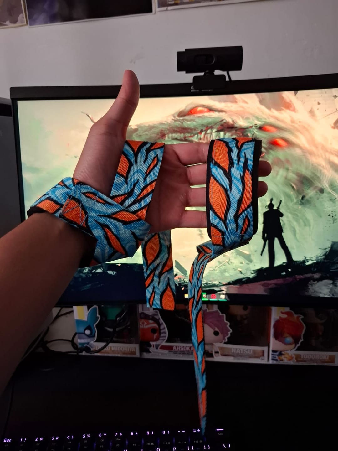 Customer photo review of Kon Lifting Straps