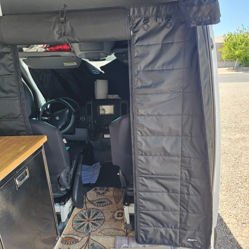 Customer photo review of Sprinter - Cab Partition