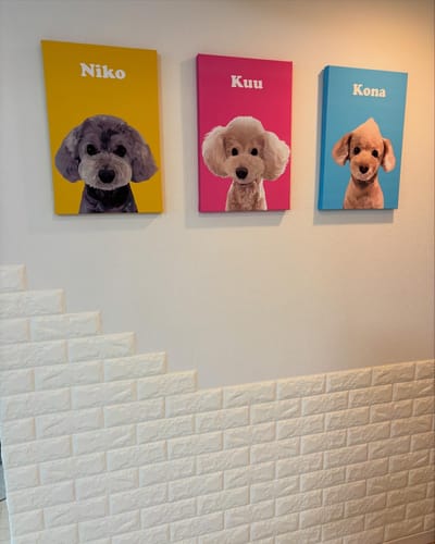 Customer photo review of Petcanvaオーダーメイド ペット似顔絵