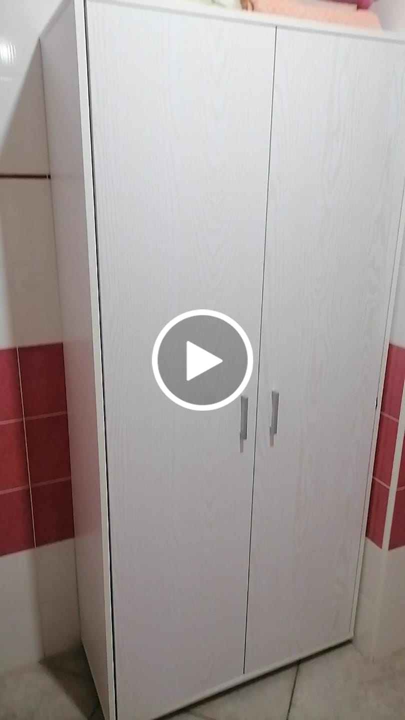 Customer video review of Mobile Scarpiera Alta Mars4 con 6 Piani in Rovere Nordico e Bianco Alpes o Rovere