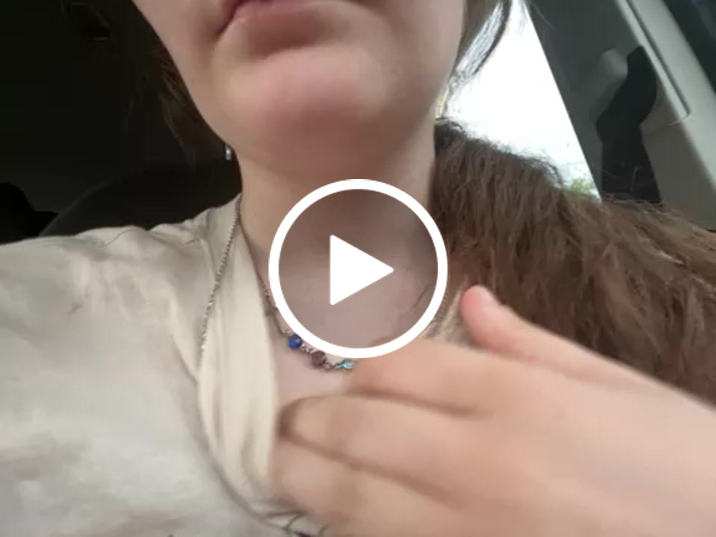 Customer video review of Cross with Birthstone Necklace