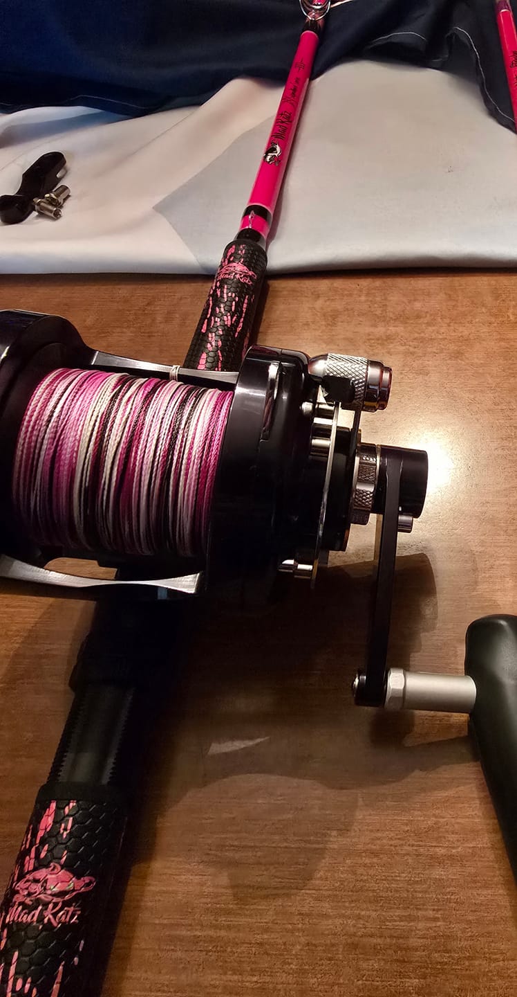 Customer photo review of Pink Python Hi-Vis Braid