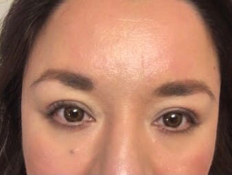 Customer photo review of New 3-Tone Hazel Brown Prescription Colored Contact Lenses