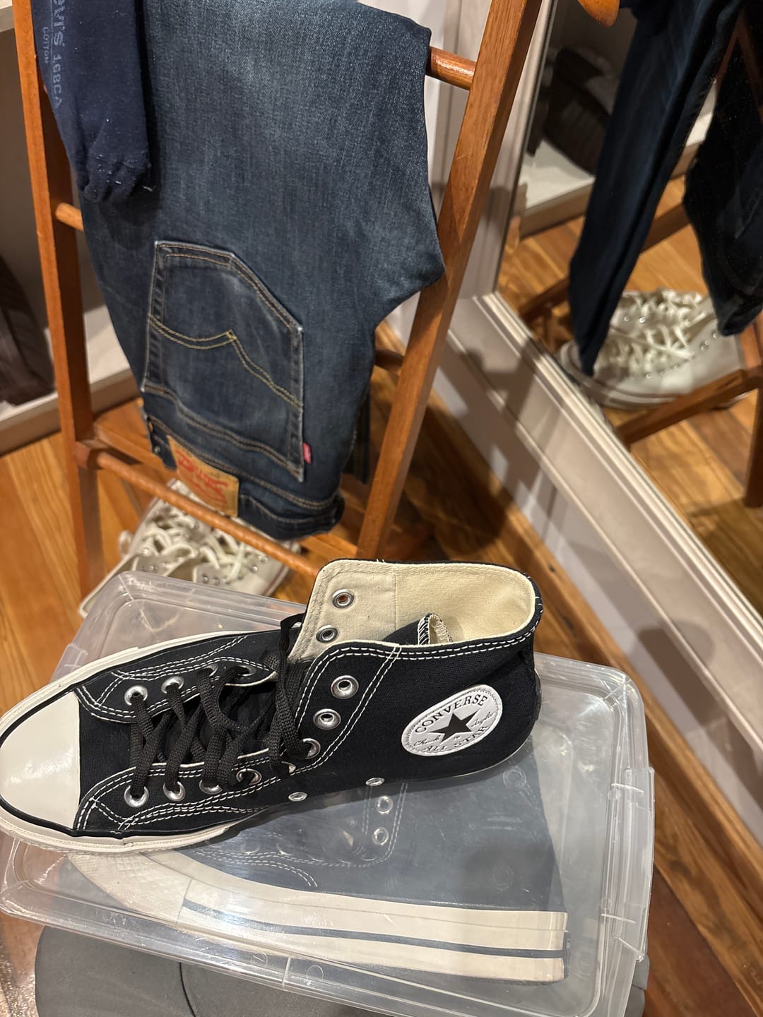 Customer photo review of Zapatillas Converse Chuck 70 Hi Negro Blanco