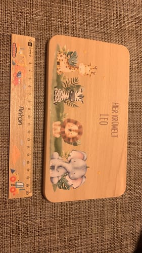 Kundenbewertung mit Foto zu Personalisiertes Lineal zur Einschulung mit verschiedenen Designs