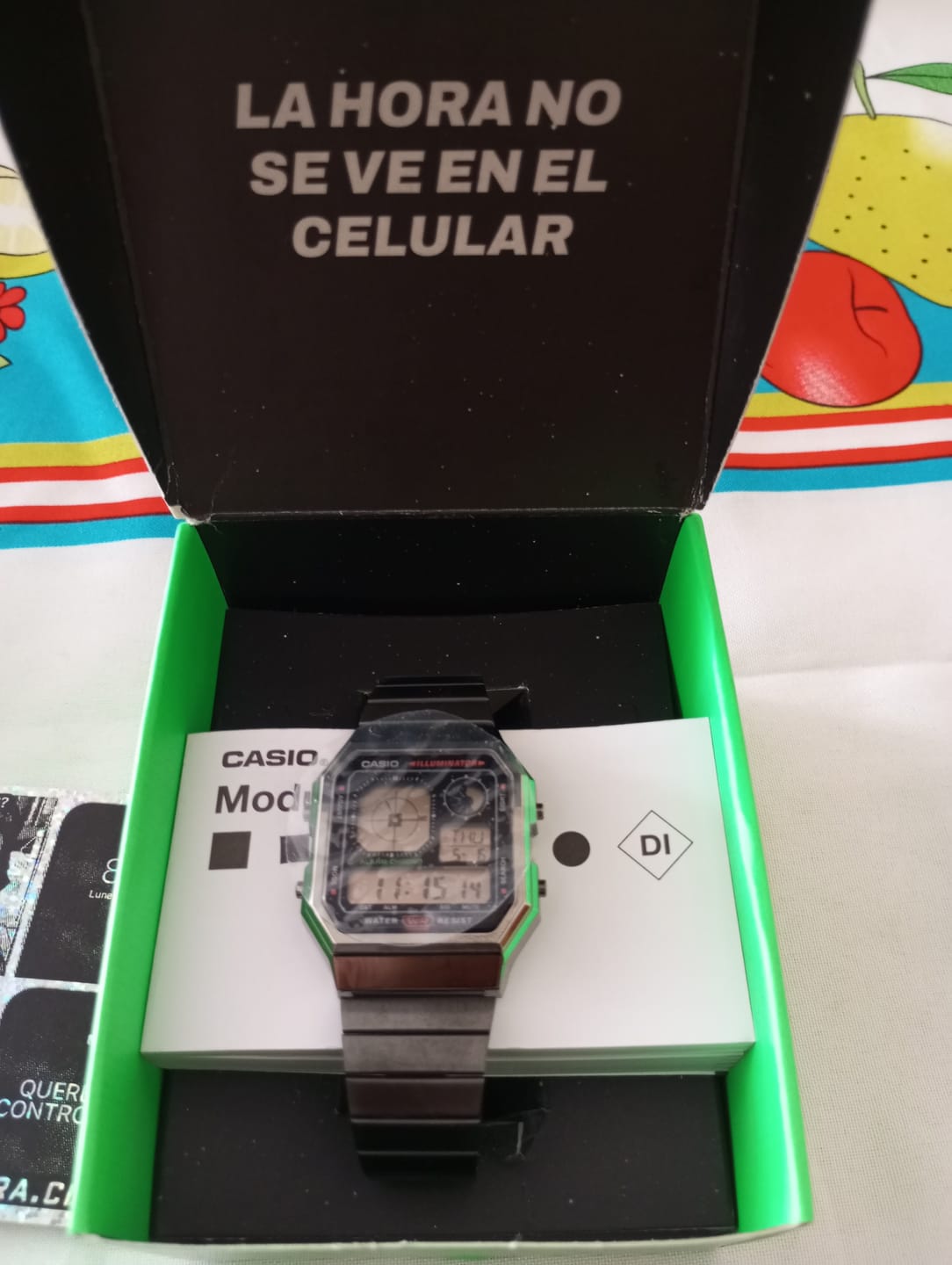 Customer photo review of Reloj Casio Vintage A130WEGG-1A Nuevo Twin-Graph Negro