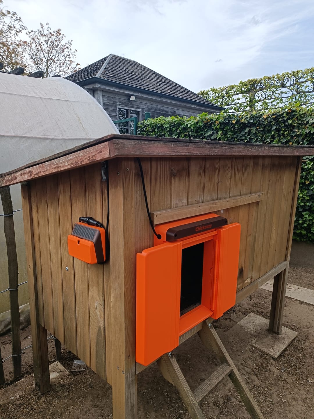 Customer photo review of Solar Automatic Chicken Coop Door