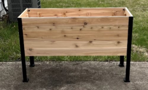 Customer photo review of 18" x 48" Raised Garden Bed - 30" TALL